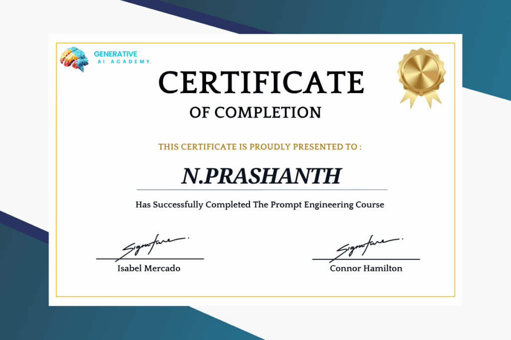 Generative AI-Academy -Certificate prompt engineering course in dubai